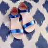 MAA Girls Metallic Blue and Navy Sandal MAA Girls Metallic Blue and Navy Sandal