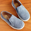 PèPè Boys Blue Leather Canvas Shoe PèPè Boys Blue Leather Canvas Shoe