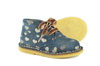 Zecchino d'Oro Girls Navy Suede Desert Boot with Shimmer Dark Bronze Hearts Zecchino d'Oro Girls Navy Suede Desert Boot with Shimmer Dark Bronze Hearts