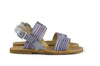 Manuela de Juan Girls Blue Lavender Strap Sandal Manuela de Juan Girls Blue Lavender Strap Sandal