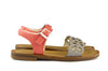Beberlis Girls Coral Flower Sandal Beberlis Girls Coral Flower Sandal