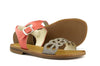 Beberlis Girls Coral Flower Sandal Beberlis Girls Coral Flower Sandal