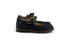 Manuela de Juan Girls Soft Shimmer Navy Mary Jane Manuela de Juan Girls Soft Shimmer Navy Mary Jane