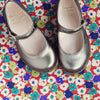 Manuela de Juan Girls Antique Gold Mary Jane Manuela de Juan Girls Antique Gold Mary Jane