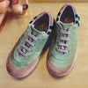 PèPè Boys Green & Brown Suede Trainer PèPè Boys Green & Brown Suede Trainer