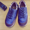 PèPè Boys Navy & Brown Suede Trainer PèPè Boys Navy & Brown Suede Trainer
