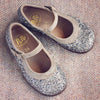 PèPè Girls Grey Sparkly Mary Jane PèPè Girls Grey Sparkly Mary Jane