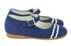 Crios Girls Navy Suede Mary Jane Crios Girls Navy Suede Mary Jane