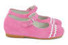 Crios Girls Pink Suede Mary Jane Crios Girls Pink Suede Mary Jane