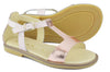 Clarys Girls Blush Pink & Bright Magnesium Sandal Clarys Girls Blush Pink & Bright Magnesium Sandal