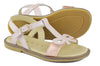 Clarys Girls Blush Pink & Magnesium Bow Sandal Clarys Girls Blush Pink & Magnesium Bow Sandal