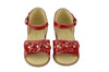 Clarys Girls Red Flower Sandal Clarys Girls Red Flower Sandal