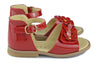 Clarys Girls Red Flower Sandal Clarys Girls Red Flower Sandal