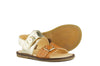 Ocra Girls Gold and Tan Sandal Ocra Girls Gold and Tan Sandal
