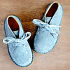 Zecchino Girls Grey Desert Boot with Silver Polka Dots Zecchino Girls Grey Desert Boot with Silver Polka Dots