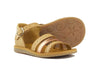 Pom d'Api Girls Honey and Rose Gold Sandal Pom d'Api Girls Honey and Rose Gold Sandal