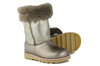 Zecchino d'Oro Girls Metallic Silver and Bronze Wool Lined Boots Zecchino d'Oro Girls Metallic Silver and Bronze Wool Lined Boots
