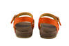 PèPè Girls Orange Sandal With White Flower PèPè Girls Orange Sandal With White Flower