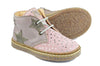 Ocra Girls Antique Pink Ankle Boot with Silver Stars Ocra Girls Antique Pink Ankle Boot with Silver Stars