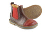 Ocra Boys Brown & Chilli Red Chelsea Boot Ocra Boys Brown & Chilli Red Chelsea Boot