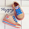 Naturino Falcotto Boys Light Brown Hightop with Laces Naturino Falcotto Boys Light Brown Hightop with Laces