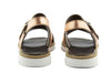 Two Con Me by PèPè Girls Metallic Rose Gold Sandal Two Con Me by PèPè Girls Metallic Rose Gold Sandal