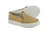 Eli1957 Girls Canvas Shoe with Bronze Piping Eli1957 Girls Canvas Shoe with Bronze Piping