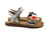 Pom d'Api Girls White Flower Sandal Pom d'Api Girls White Flower Sandal