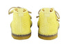 Ocra Girls Yellow Braided Leather Desert Boot Ocra Girls Yellow Braided Leather Desert Boot