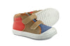 Ocra Boys Brown, Blue & Red Hightop Ocra Boys Brown, Blue & Red Hightop
