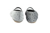 Pèpè Girls Grey Velvet & Silver Sequined Indoor Shoe