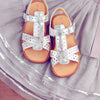 Zecchino d'Oro Girls Silver Sandal