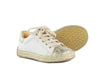 Ocra Girls White and Gold Trainer